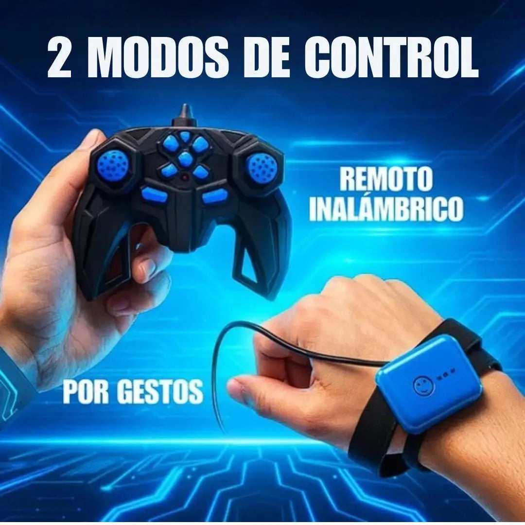 Auto pirueta mando por gestos y control inalámbrico