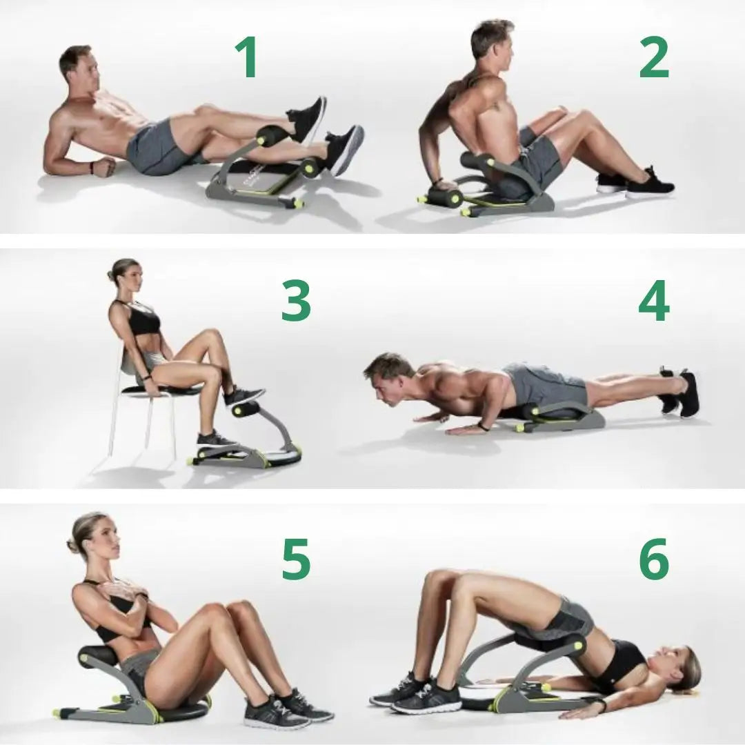 Ejercitador 6 en 1 moldea tu cuerpo