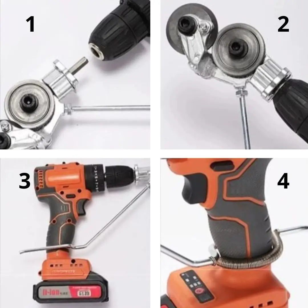 Adaptador de taladro para cortar metales + Regalo