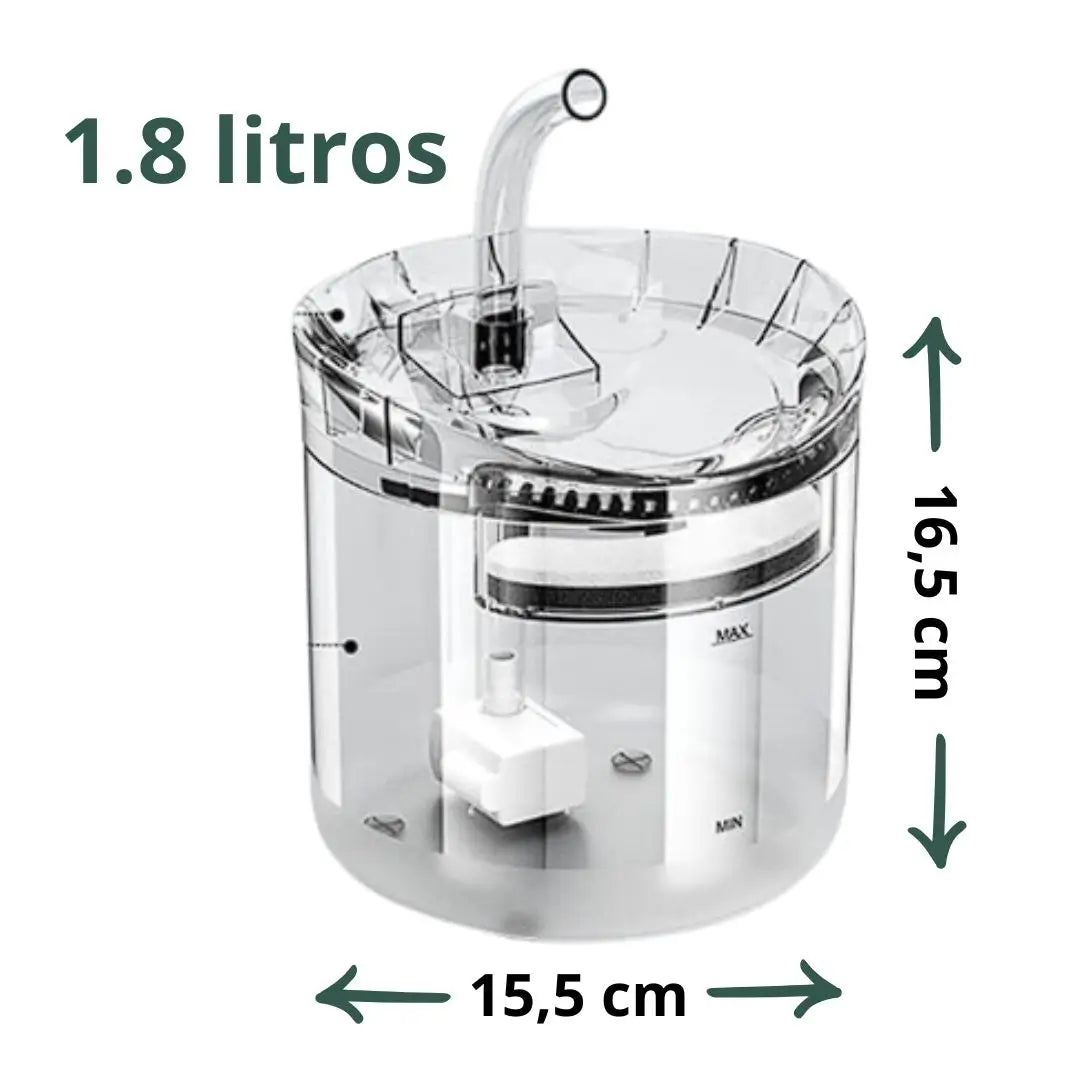 Bebedero fuente para gatos + REGALO