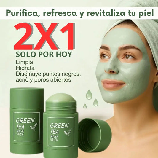 Mascarfilla de Té Verde, limpia impurezas de tu piel