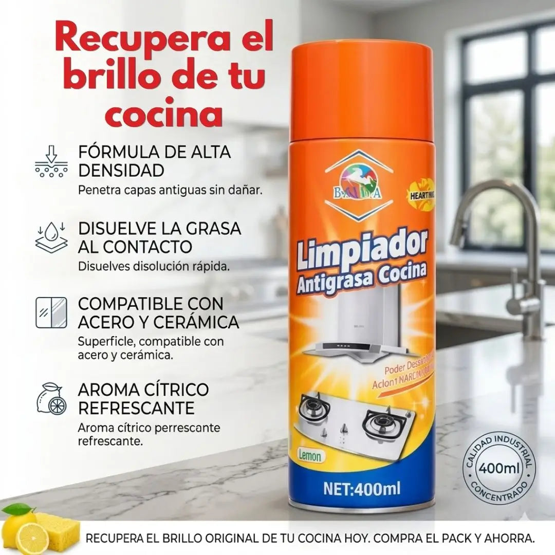 Espuma desengrasante de 400 ml Oferta 2x1