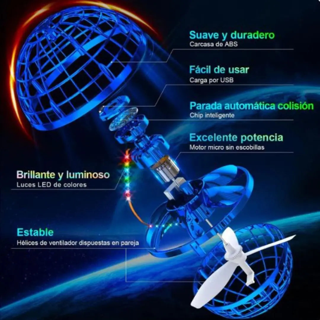 Esfera  voladora diversión para todos