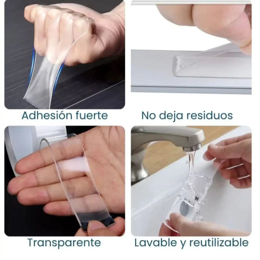 Cinta doble cara de 3 metros en OFERTA 3X1