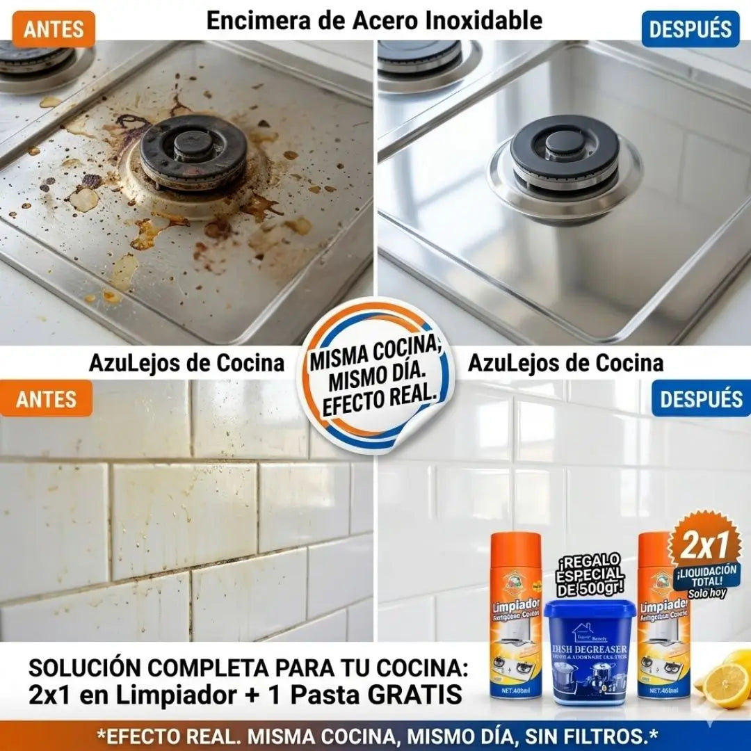 Espuma desengrasante de 400 ml Oferta 2x1