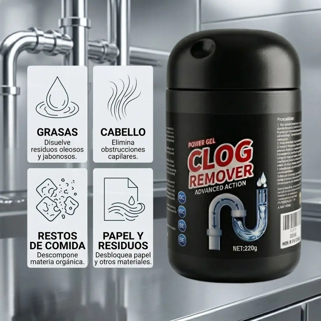 Destapador de cañería 220 gr oferta 5X1