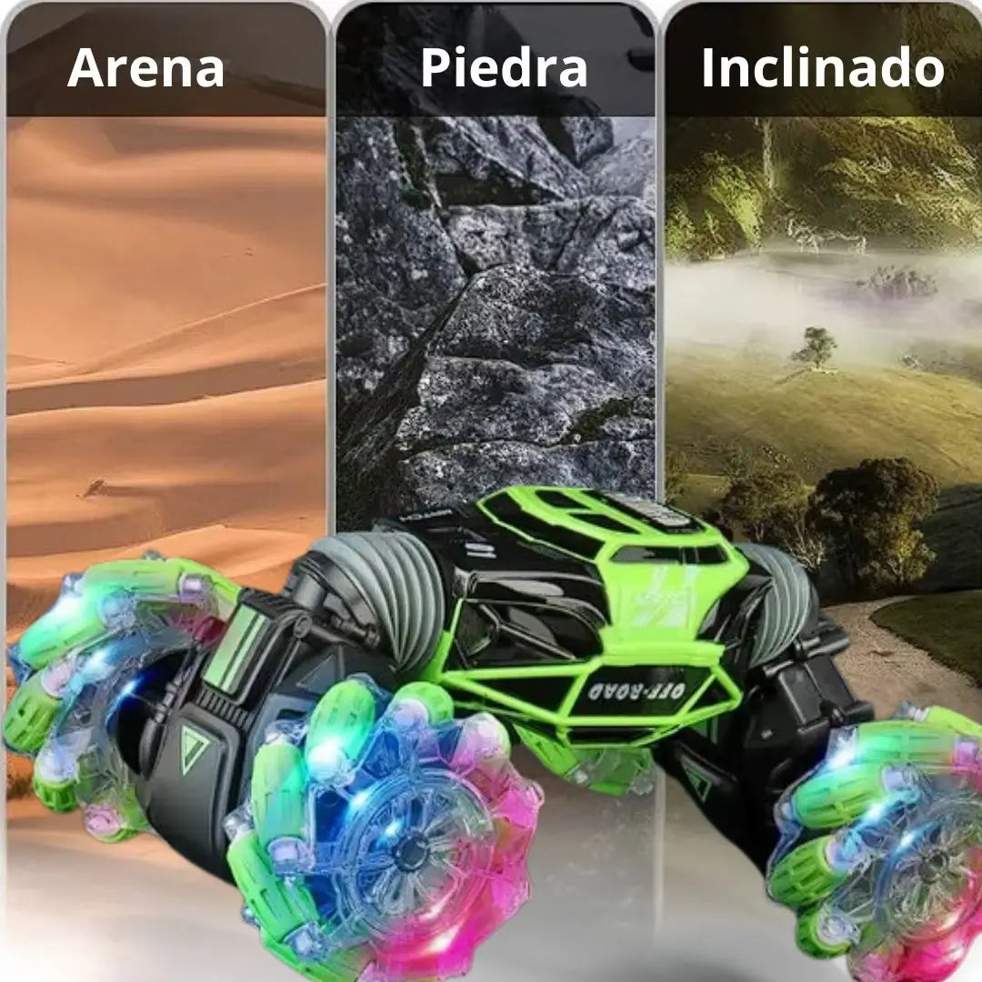 Auto pirueta mando por gestos y control inalámbrico