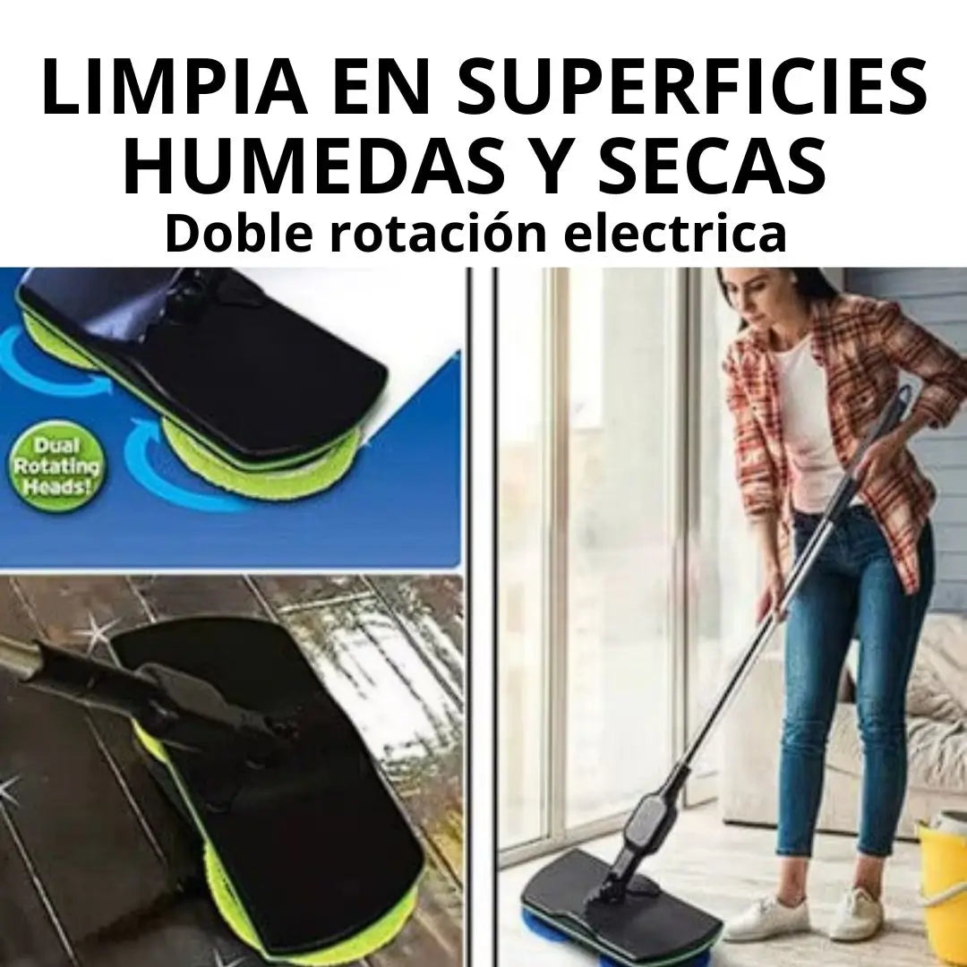 Mopa eléctrica y pulidora 2 en 1