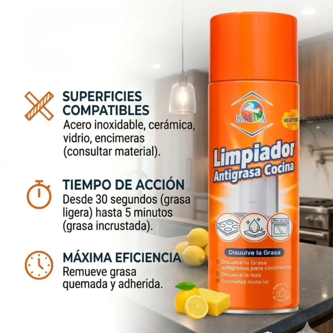 Espuma desengrasante de 400 ml Oferta 2x1