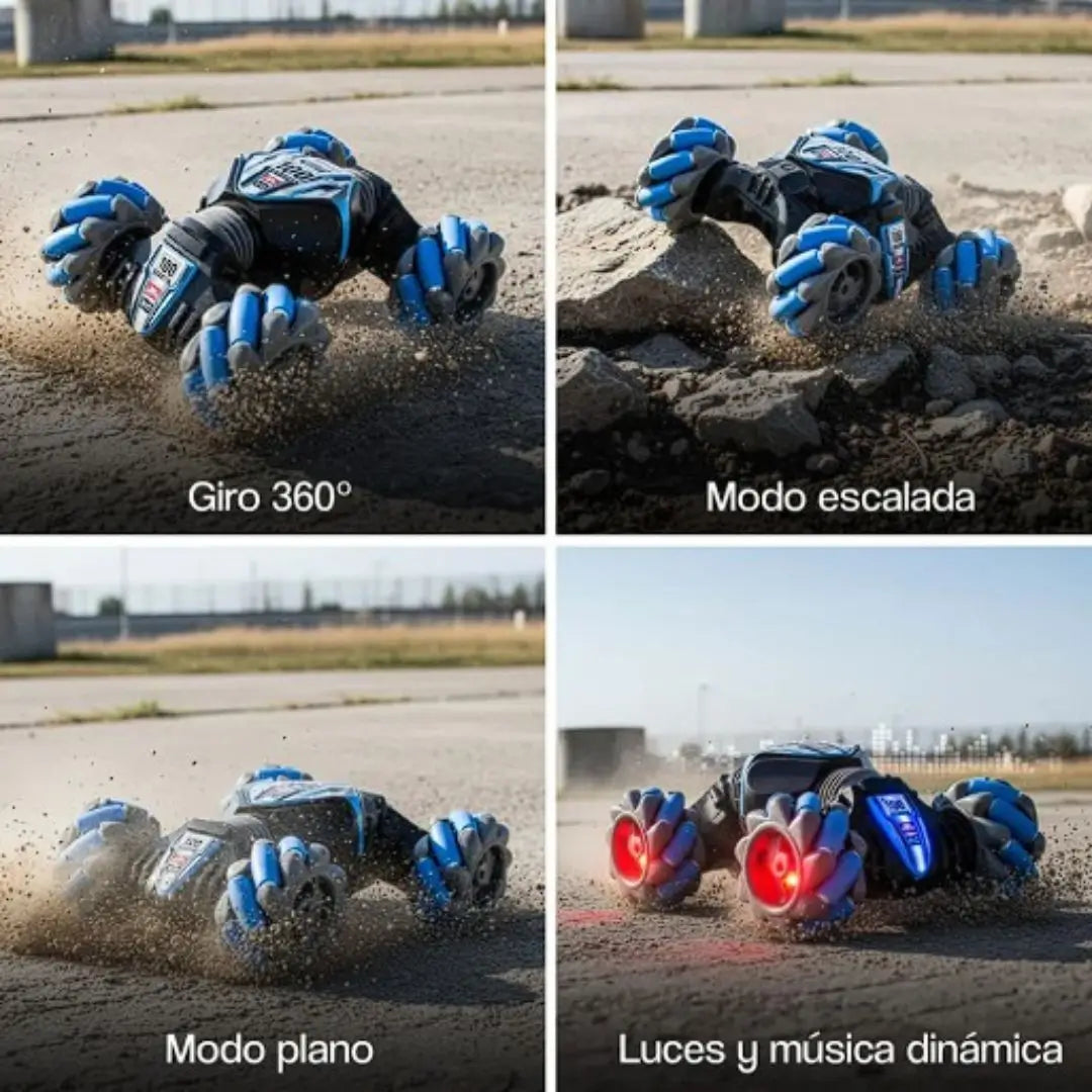 Auto pirueta mando por gestos y control inalámbrico