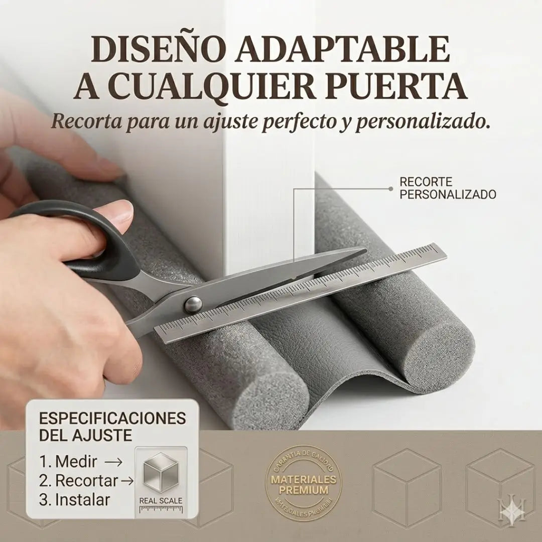 Sellador de puertas, evita insectos 3x1