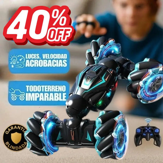 Auto pirueta mando por gestos y control inalámbrico