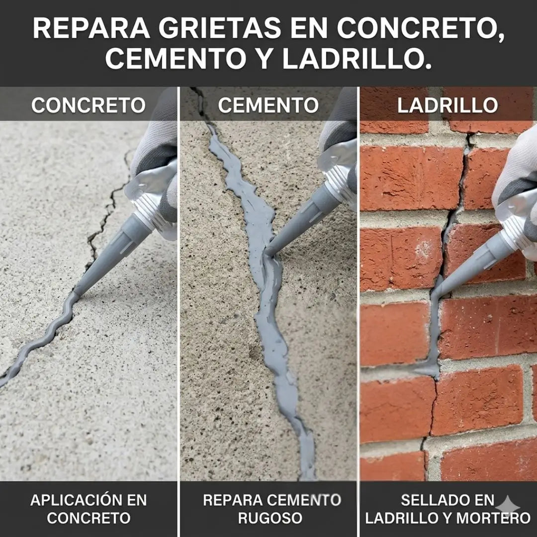 Reparador de grietas de hormigon líquido 500 gr