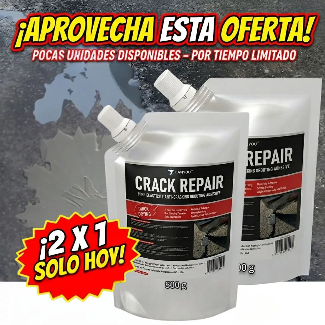 Reparador de grietas de hormigon líquido 500 gr