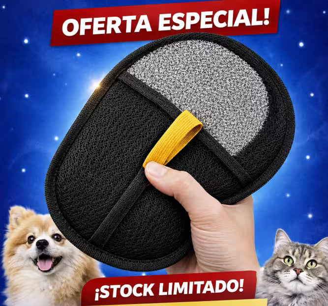 Guante quita pelo mascota