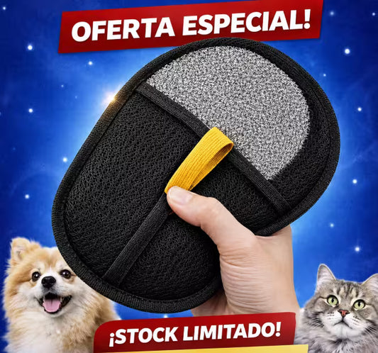 Guante quita pelo mascota