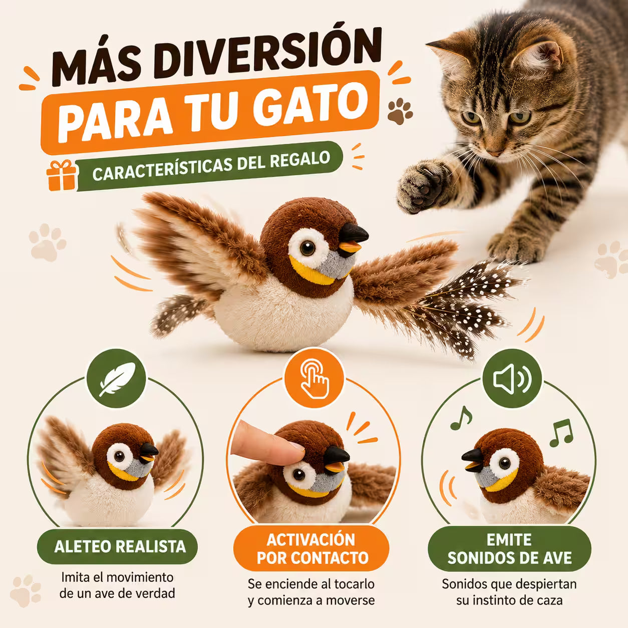 CatJoy estimula y acompaña a tu michi