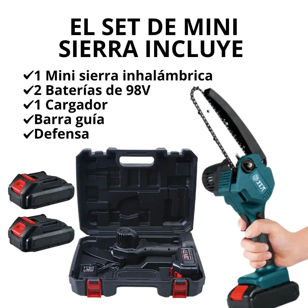 Kit Mini Sierra 98V y taladro 96V + regalo