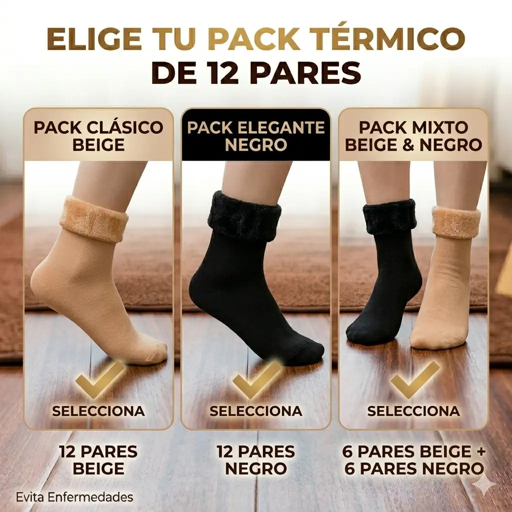 Calcetines Térmicos Otoño - Invierno 12X6