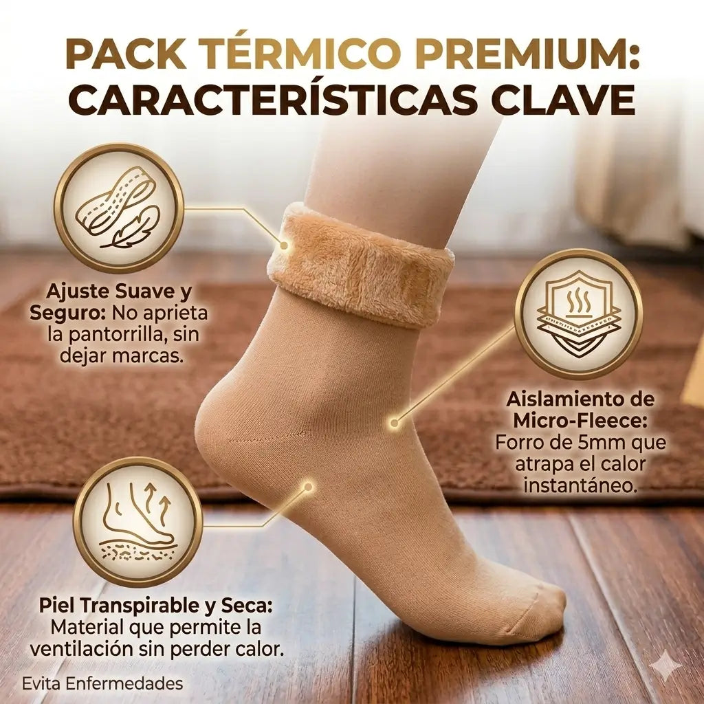 Calcetines Térmicos Otoño - Invierno 12X6