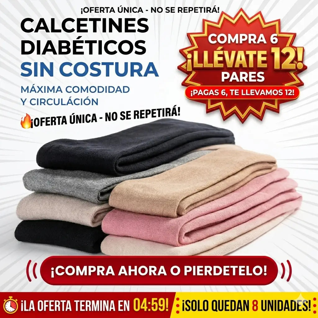 Calcetines para personas con diabetes