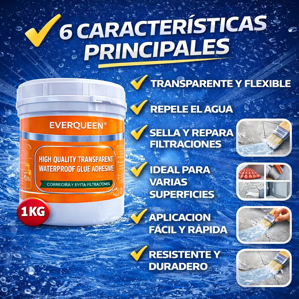 Sellador impermeable 1 Kg + regalo