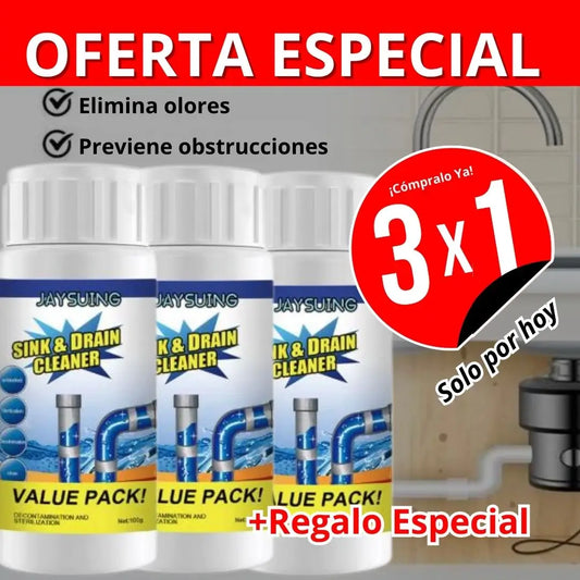 Destapador de drenajes oferta 3x1 +Regallo especial