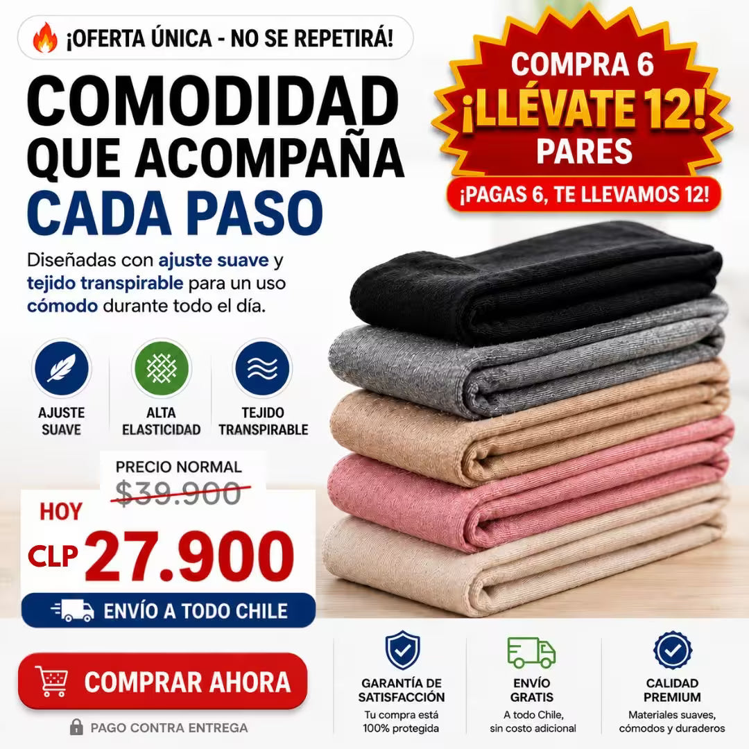Calcetines para personas con diabetes