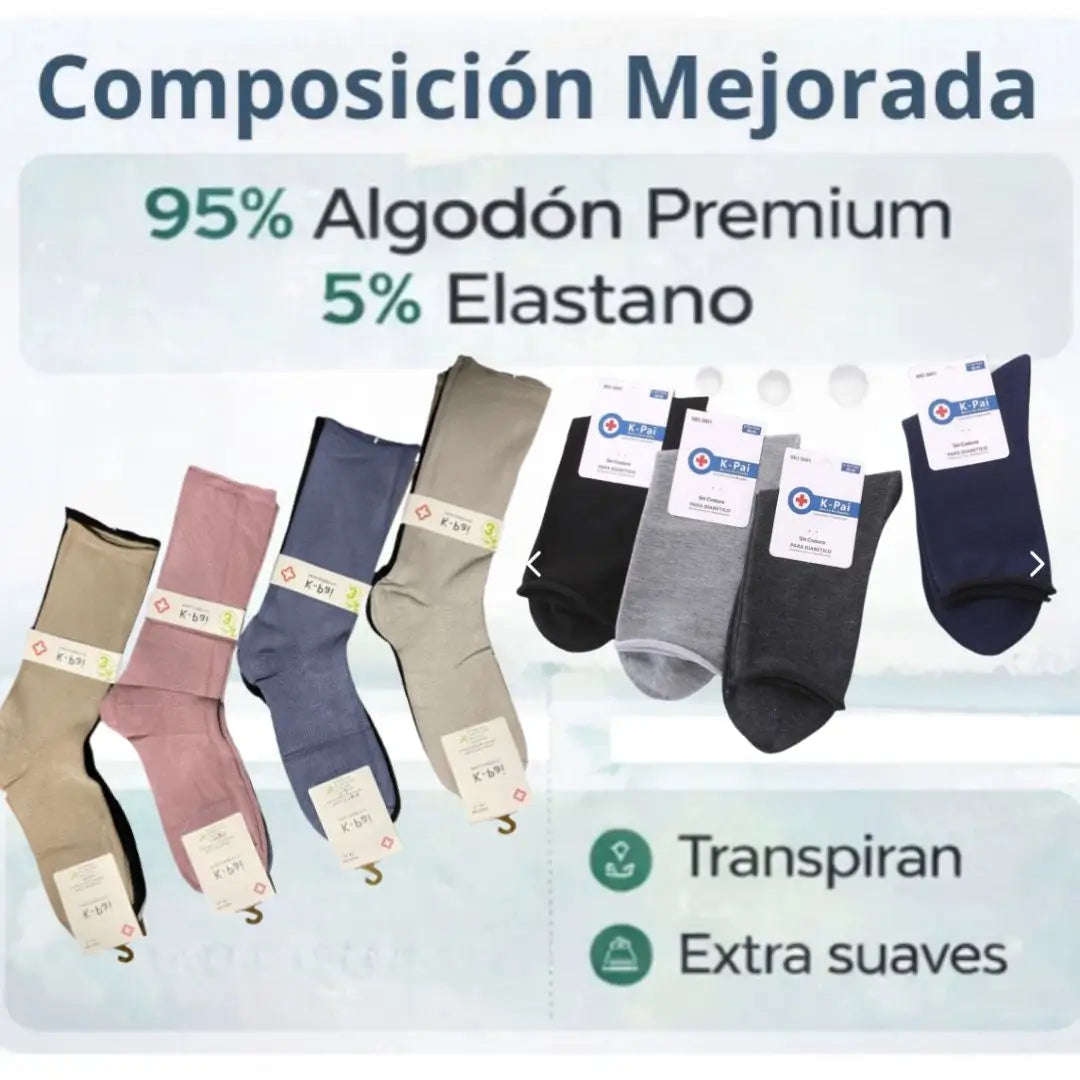 Calcetines para personas con diabetes